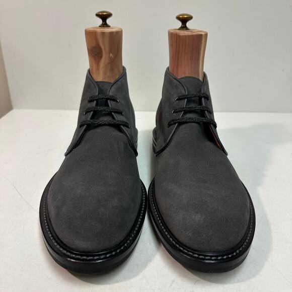 NWOT Aquatalia Rafael Weatherproof Gray Suede Chukka Boot Made in Italy US 12 D main image 6